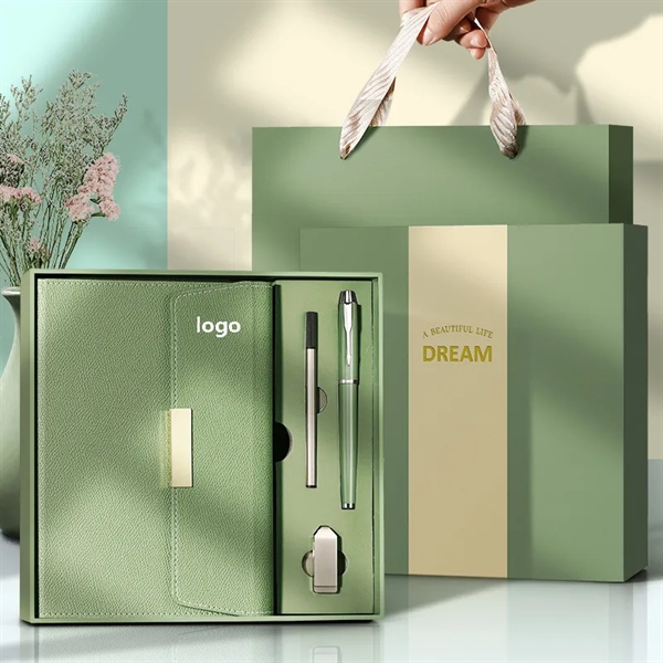 Luxury Gift Set A5 Notebook, 32G USB Flash Drive & Pen - Luxury Gift Set A5 Notebook, 32G USB Flash Drive & Pen - Image 2 of 9