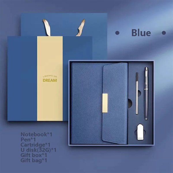 Luxury Gift Set A5 Notebook, 32G USB Flash Drive & Pen - Luxury Gift Set A5 Notebook, 32G USB Flash Drive & Pen - Image 6 of 9