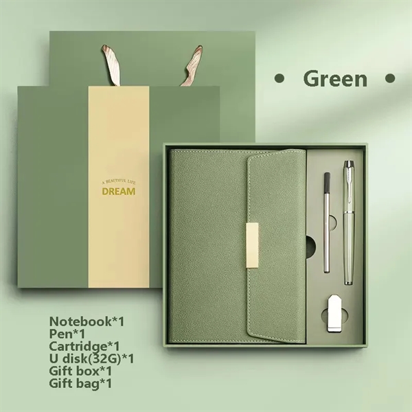 Luxury Gift Set A5 Notebook, 32G USB Flash Drive & Pen - Luxury Gift Set A5 Notebook, 32G USB Flash Drive & Pen - Image 5 of 9