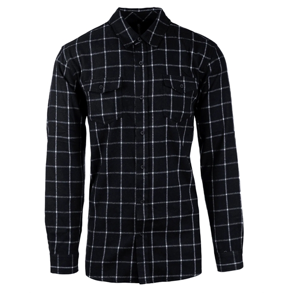 Burnside Men's Plaid Flannel Shirt - Burnside Men's Plaid Flannel Shirt - Image 126 of 138