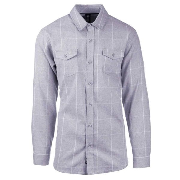 Burnside Men's Plaid Flannel Shirt - Burnside Men's Plaid Flannel Shirt - Image 132 of 138