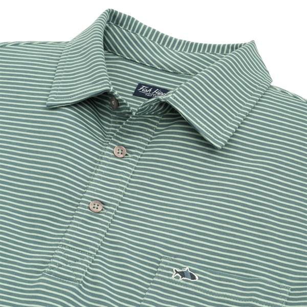 Fish Hippie - Shellbine Stripe Polo - Fish Hippie - Shellbine Stripe Polo - Image 1 of 5