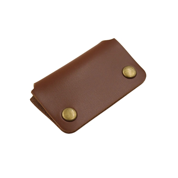 Rectangular Leather Earbud Cable Organizer Cord Wrap Winder - Rectangular Leather Earbud Cable Organizer Cord Wrap Winder - Image 2 of 8