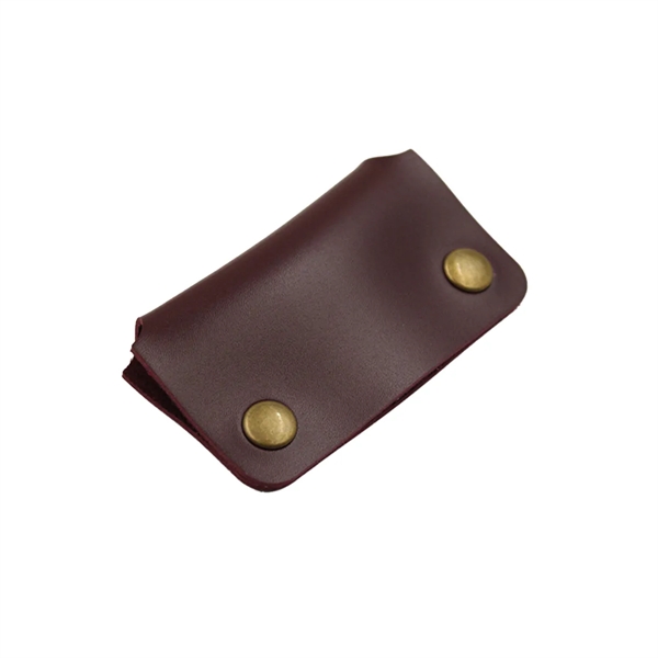 Rectangular Leather Earbud Cable Organizer Cord Wrap Winder - Rectangular Leather Earbud Cable Organizer Cord Wrap Winder - Image 5 of 8