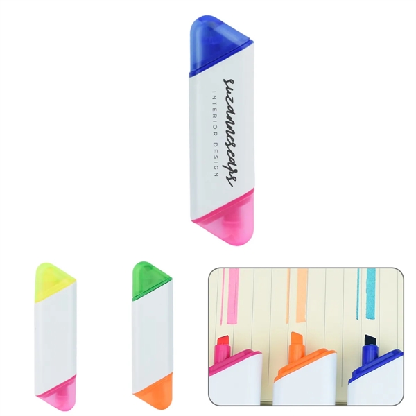 Two-Color Dual Head Highlighter Marker - Two-Color Dual Head Highlighter Marker - Image 0 of 6
