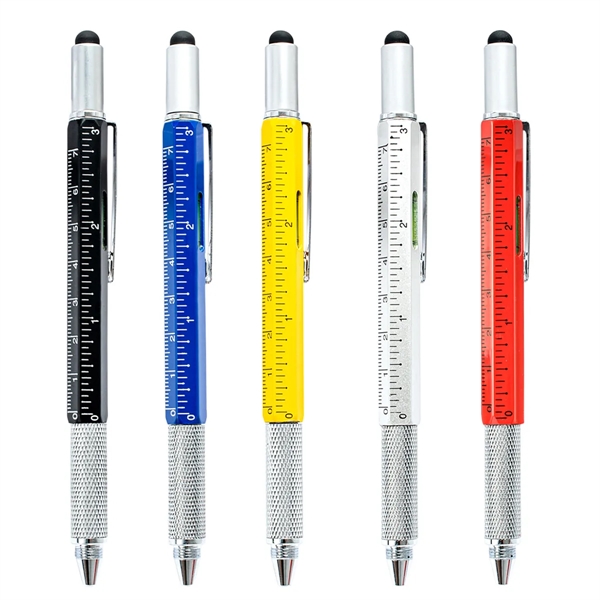 6 In 1 Multifunctional Stylus Pen - 6 In 1 Multifunctional Stylus Pen - Image 1 of 4