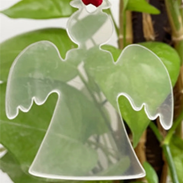 Clear Flat Acrylic Christmas Ornament for DIY Craft - Clear Flat Acrylic Christmas Ornament for DIY Craft - Image 2 of 2