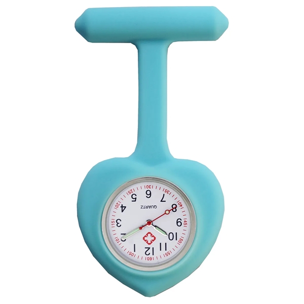 Pocket Silicone Clip Brooch Pin Nurse Watch - Pocket Silicone Clip Brooch Pin Nurse Watch - Image 6 of 9