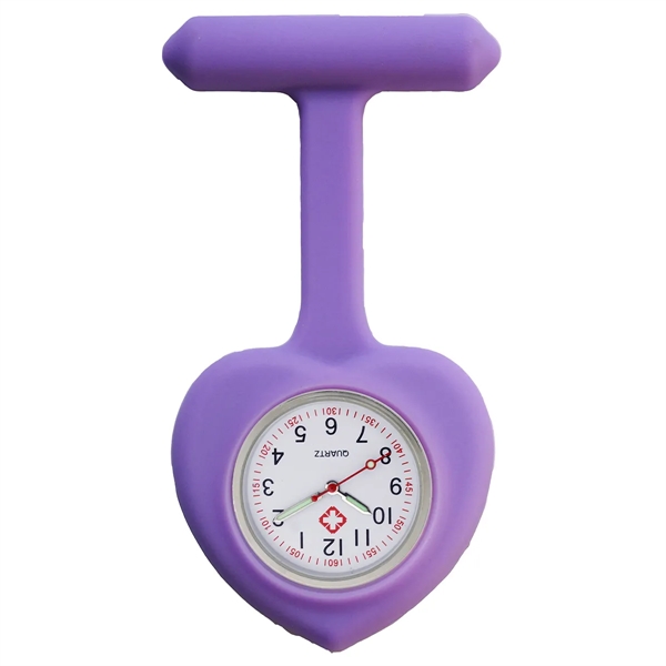 Pocket Silicone Clip Brooch Pin Nurse Watch - Pocket Silicone Clip Brooch Pin Nurse Watch - Image 8 of 9