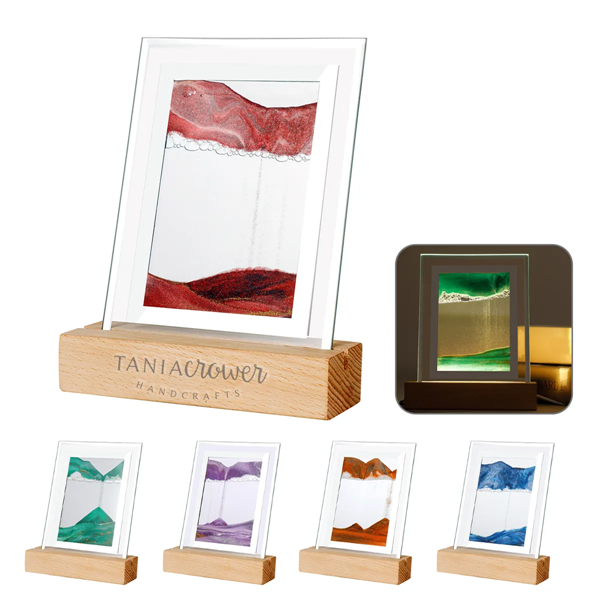 LED Moving Sand Art Picture Lamp - LED Moving Sand Art Picture Lamp - Image 0 of 7