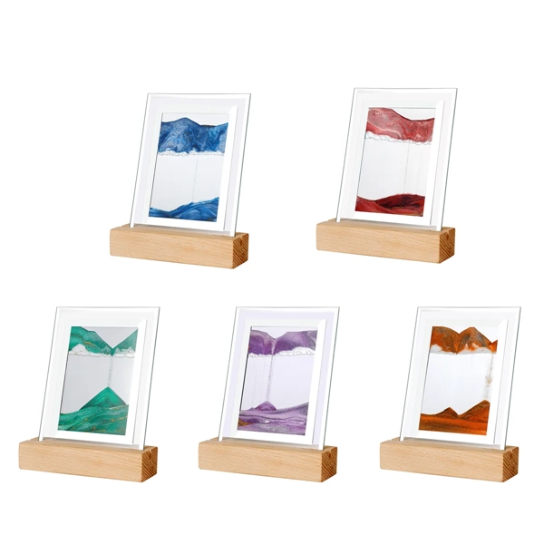 LED Moving Sand Art Picture Lamp - LED Moving Sand Art Picture Lamp - Image 1 of 7