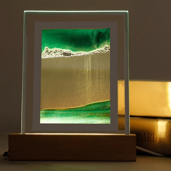 LED Moving Sand Art Picture Lamp - LED Moving Sand Art Picture Lamp - Image 7 of 7