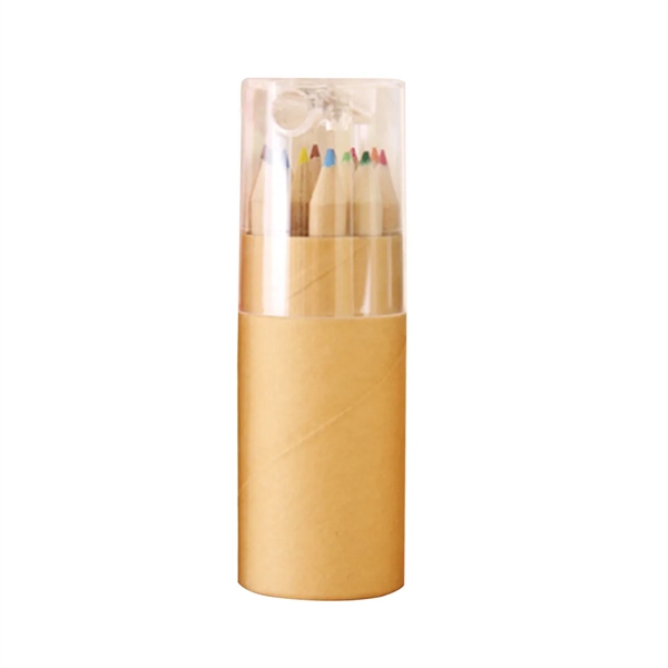 12 Piece Colored Pencil Set In Tube With Sharpener - 12 Piece Colored Pencil Set In Tube With Sharpener - Image 3 of 5