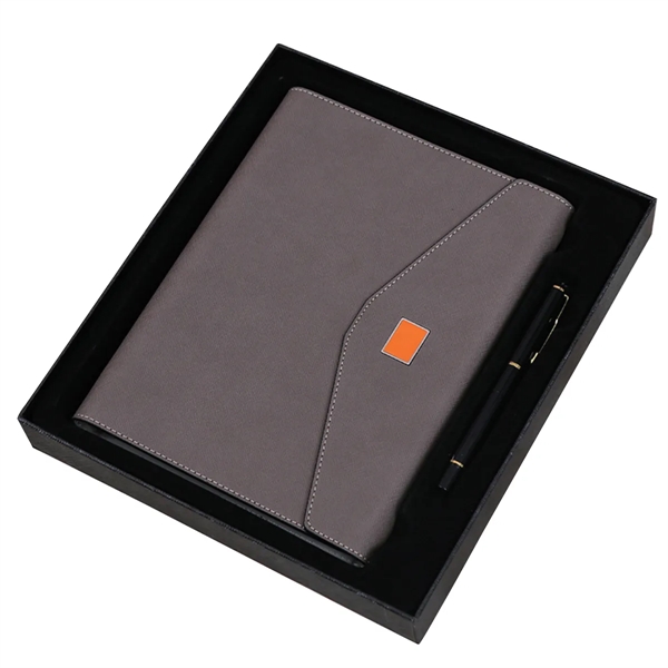 Magnetic Buckle Notebook With Pen Business Set - Magnetic Buckle Notebook With Pen Business Set - Image 5 of 6