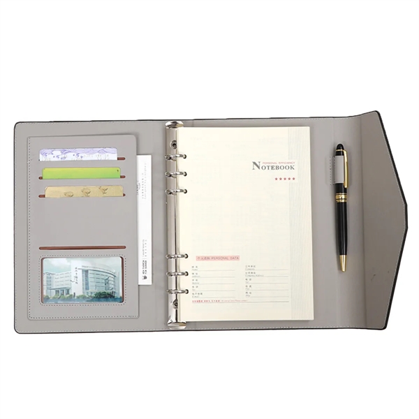 Magnetic Buckle Notebook With Pen Business Set - Magnetic Buckle Notebook With Pen Business Set - Image 6 of 6