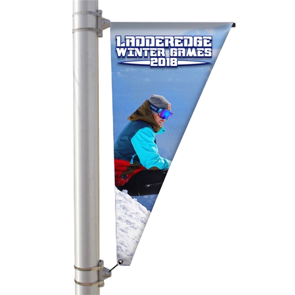 30" Single Sided Pole Banner - Triangle - 30" Single Sided Pole Banner - Triangle - Image 0 of 0