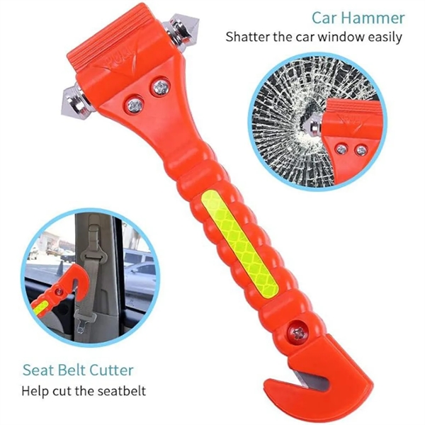 Car Safety Hammer Emergency Escape Tool Seat Belt Cutter - Car Safety Hammer Emergency Escape Tool Seat Belt Cutter - Image 2 of 4
