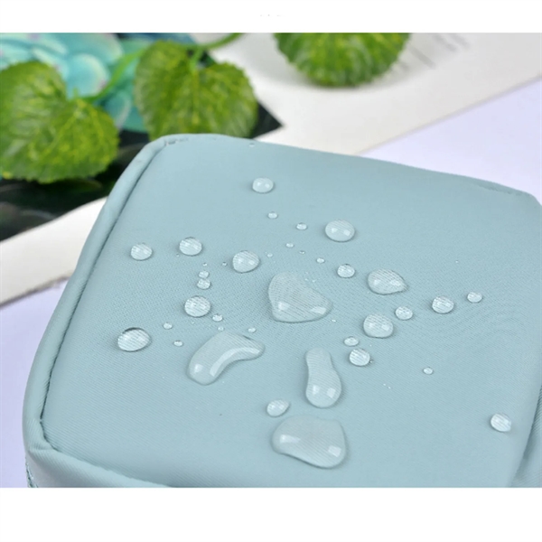 Waterproof Portable Mini Cosmetic Bag Pouch with Zipper - Waterproof Portable Mini Cosmetic Bag Pouch with Zipper - Image 3 of 4