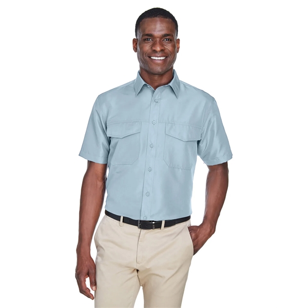 Harriton Men's Key West Short-Sleeve Performance Staff Shirt - Harriton Men's Key West Short-Sleeve Performance Staff Shirt - Image 26 of 54