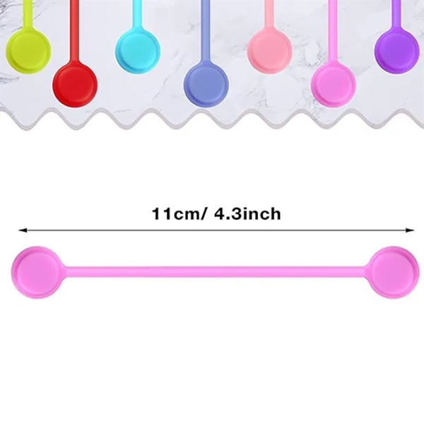 Silicone Magnetic Twist Ties - Silicone Magnetic Twist Ties - Image 1 of 5