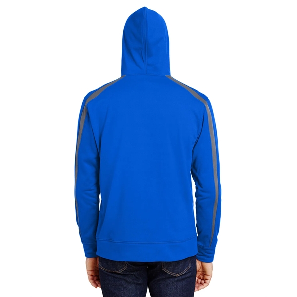 Men's Spartan Tech-Fleece Color Block Hooded Sweatshirt - Men's Spartan Tech-Fleece Color Block Hooded Sweatshirt - Image 4 of 8