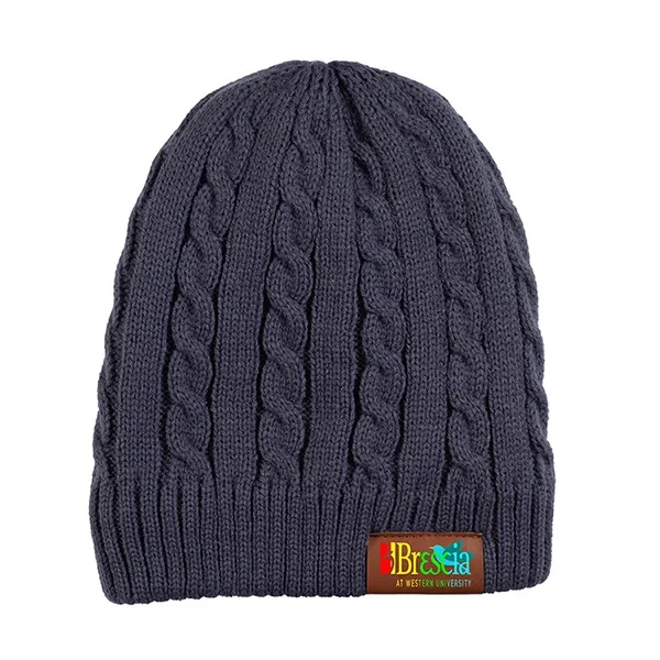 Cable Knit Beanie With Fluffy Soft Lining - Cable Knit Beanie With Fluffy Soft Lining - Image 7 of 22