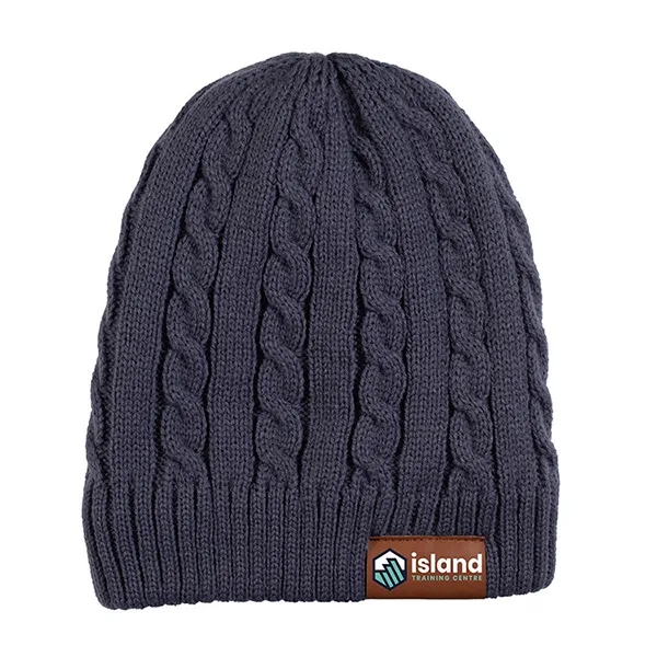 Cable Knit Beanie With Fluffy Soft Lining - Cable Knit Beanie With Fluffy Soft Lining - Image 8 of 22