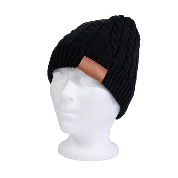 Cable Knit Beanie With Fluffy Soft Lining - Cable Knit Beanie With Fluffy Soft Lining - Image 11 of 22