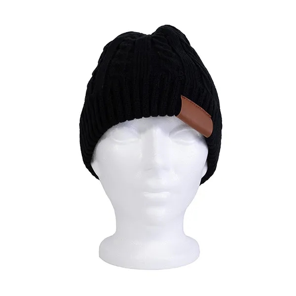 Cable Knit Beanie With Fluffy Soft Lining - Cable Knit Beanie With Fluffy Soft Lining - Image 12 of 22