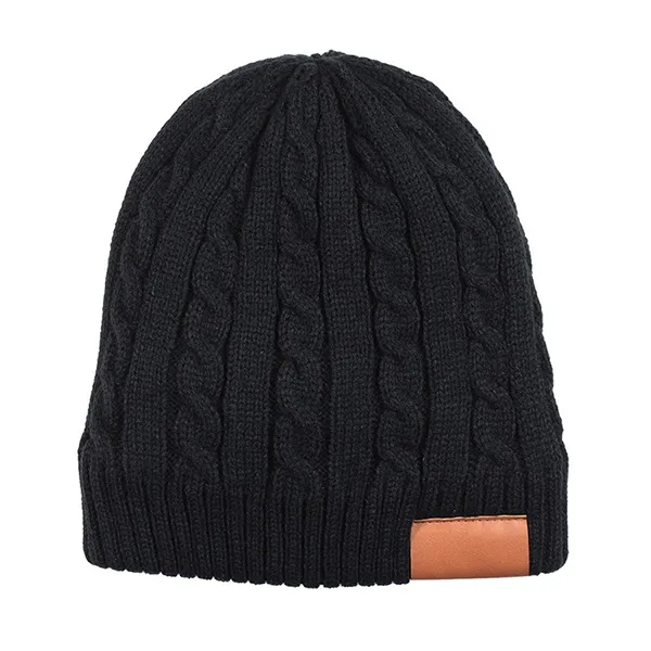 Cable Knit Beanie With Fluffy Soft Lining - Cable Knit Beanie With Fluffy Soft Lining - Image 14 of 22