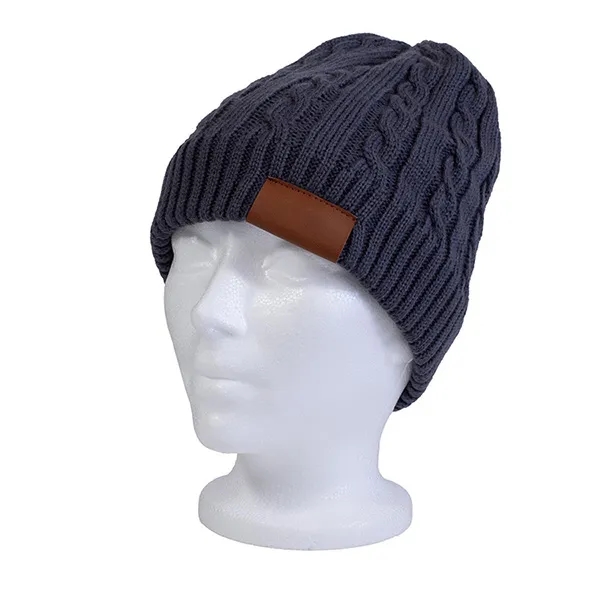 Cable Knit Beanie With Fluffy Soft Lining - Cable Knit Beanie With Fluffy Soft Lining - Image 17 of 22