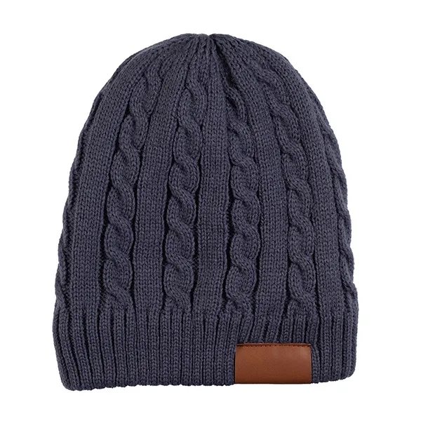 Cable Knit Beanie With Fluffy Soft Lining - Cable Knit Beanie With Fluffy Soft Lining - Image 20 of 22