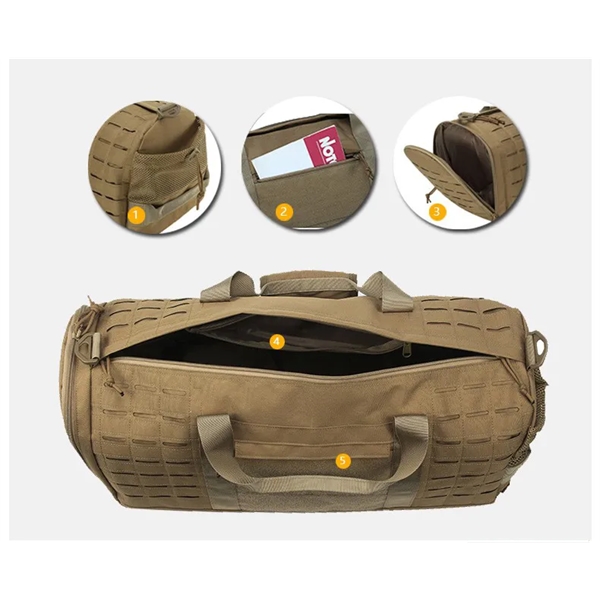 Military Tactical Duffle Bag For Men Sport Gym Fitness - Military Tactical Duffle Bag For Men Sport Gym Fitness - Image 3 of 5