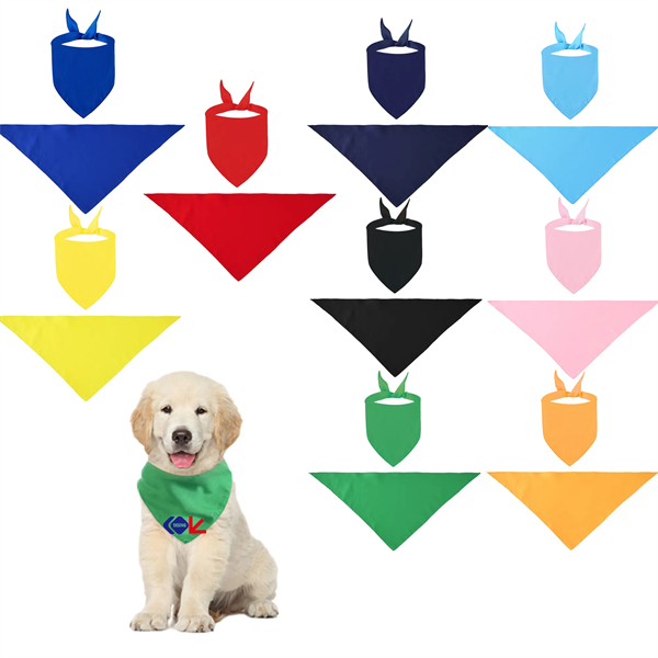 MOQ 100PCS Pet Triangle Towel Saliva Bandana - MOQ 100PCS Pet Triangle Towel Saliva Bandana - Image 0 of 8