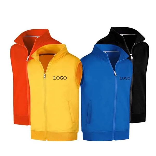 Winter Warm Sleeveless Jacket Workwear Polar Fleece Vest - Winter Warm Sleeveless Jacket Workwear Polar Fleece Vest - Image 0 of 4
