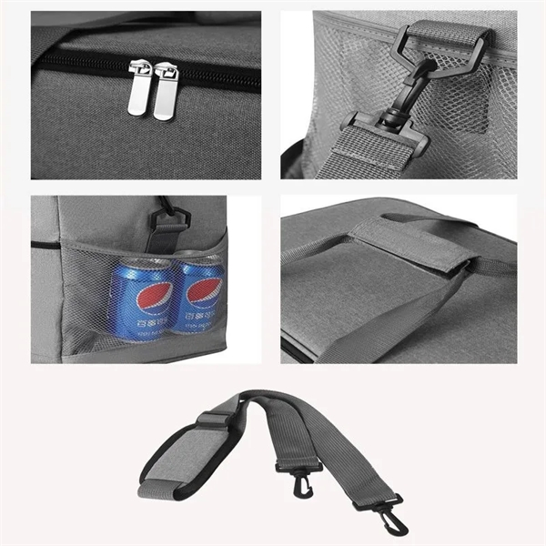 Insulated Lunch Bag Leakproof for Work Office Picnic Beach - Insulated Lunch Bag Leakproof for Work Office Picnic Beach - Image 3 of 5