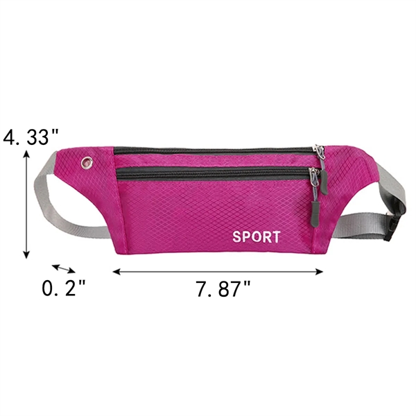 Outdoor Breathable Waterproof Running Sports Waist Pack - Outdoor Breathable Waterproof Running Sports Waist Pack - Image 1 of 3