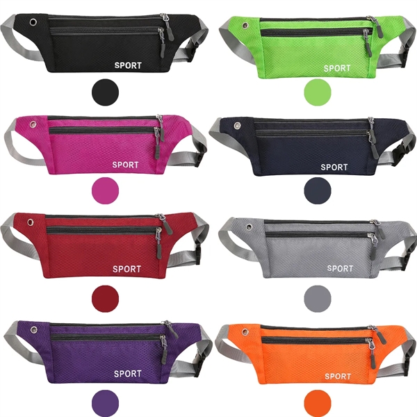 Outdoor Breathable Waterproof Running Sports Waist Pack - Outdoor Breathable Waterproof Running Sports Waist Pack - Image 3 of 3
