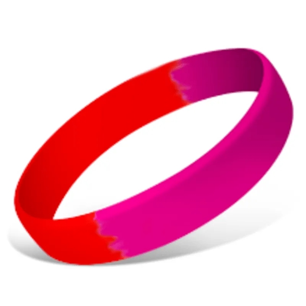 1/4 Inch Ink Injected Wristbands - 1/4 Inch Ink Injected Wristbands - Image 55 of 119