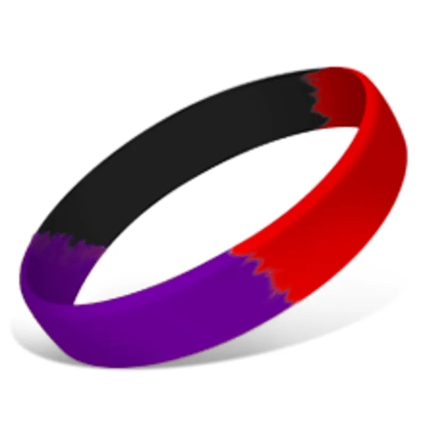 1/4 Inch Ink Injected Wristbands - 1/4 Inch Ink Injected Wristbands - Image 80 of 119