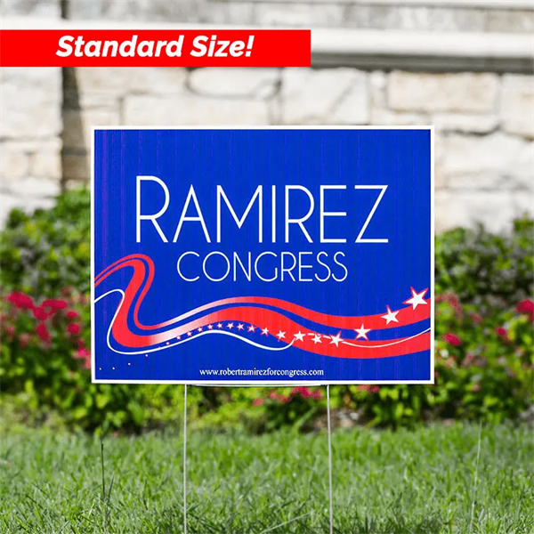 Custom 18" X 24" Yard Signs - Custom 18" X 24" Yard Signs - Image 0 of 2