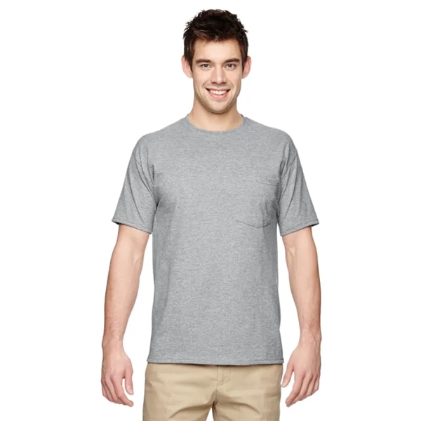 Jerzees 5.6 Oz., 50/50 Heavyweight Blend™ Pocket T-Shirt - Jerzees 5.6 Oz., 50/50 Heavyweight Blend™ Pocket T-Shirt - Image 0 of 9