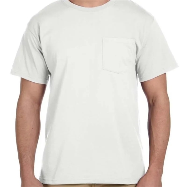 Jerzees 5.6 Oz., 50/50 Heavyweight Blend™ Pocket T-Shirt - Jerzees 5.6 Oz., 50/50 Heavyweight Blend™ Pocket T-Shirt - Image 1 of 9