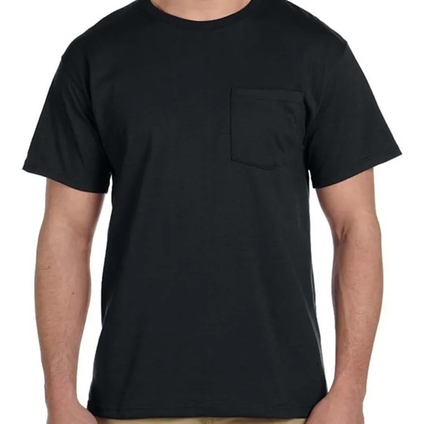 Jerzees 5.6 Oz., 50/50 Heavyweight Blend™ Pocket T-Shirt - Jerzees 5.6 Oz., 50/50 Heavyweight Blend™ Pocket T-Shirt - Image 2 of 9