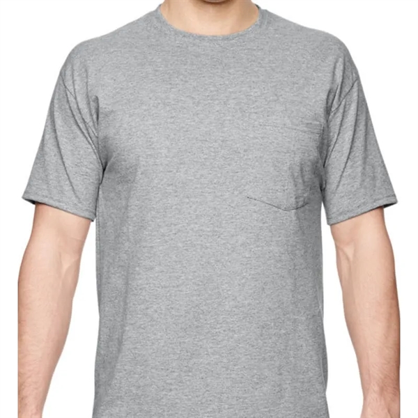 Jerzees 5.6 Oz., 50/50 Heavyweight Blend™ Pocket T-Shirt - Jerzees 5.6 Oz., 50/50 Heavyweight Blend™ Pocket T-Shirt - Image 3 of 9