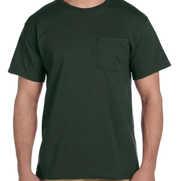 Jerzees 5.6 Oz., 50/50 Heavyweight Blend™ Pocket T-Shirt - Jerzees 5.6 Oz., 50/50 Heavyweight Blend™ Pocket T-Shirt - Image 4 of 9