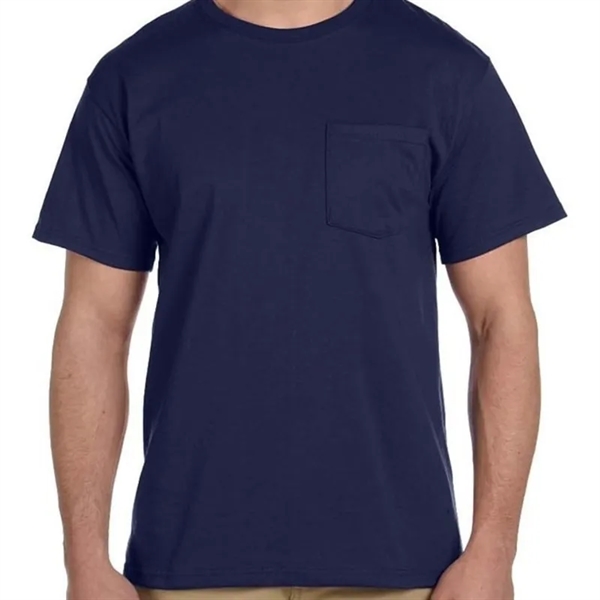 Jerzees 5.6 Oz., 50/50 Heavyweight Blend™ Pocket T-Shirt - Jerzees 5.6 Oz., 50/50 Heavyweight Blend™ Pocket T-Shirt - Image 5 of 9