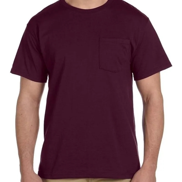 Jerzees 5.6 Oz., 50/50 Heavyweight Blend™ Pocket T-Shirt - Jerzees 5.6 Oz., 50/50 Heavyweight Blend™ Pocket T-Shirt - Image 6 of 9