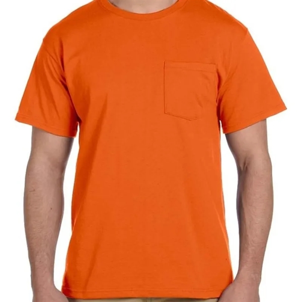 Jerzees 5.6 Oz., 50/50 Heavyweight Blend™ Pocket T-Shirt - Jerzees 5.6 Oz., 50/50 Heavyweight Blend™ Pocket T-Shirt - Image 9 of 9