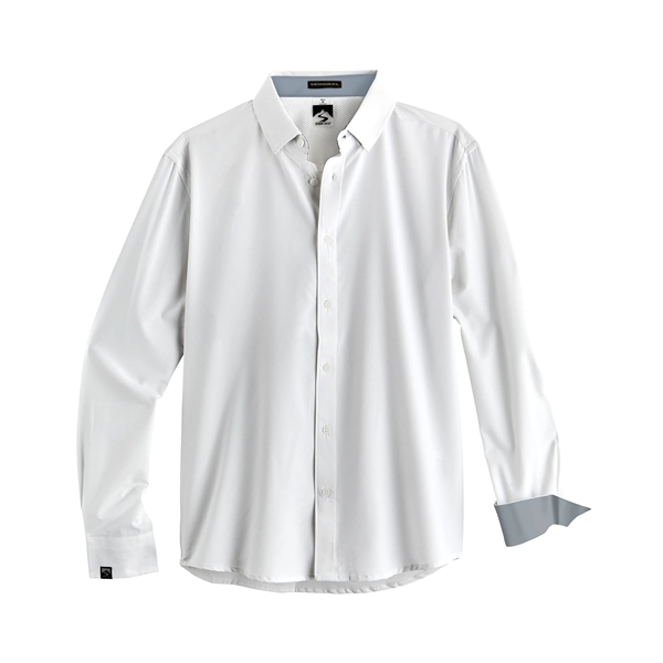 Men's Influencer Solid Woven Shirt - Men's Influencer Solid Woven Shirt - Image 14 of 14